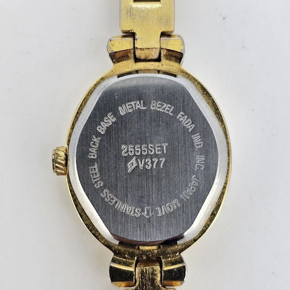 Jaclyn Smith Women's Watch‎ 18MM Gray Dial Gray Gold Bracelet 6.75